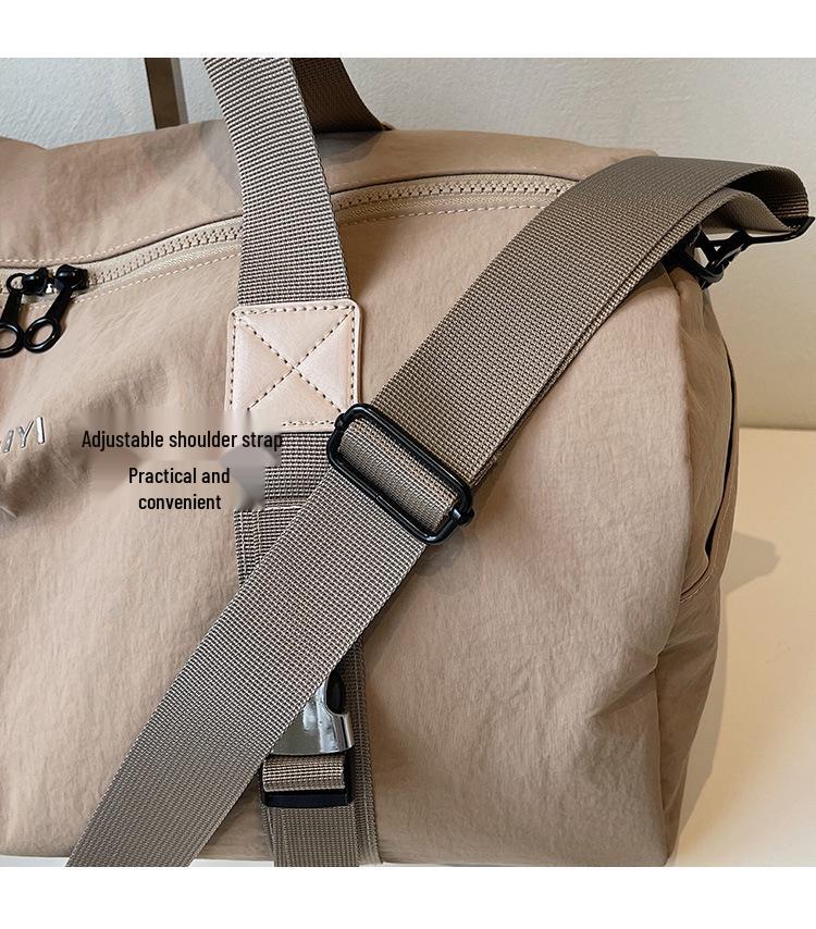 Cross-border Handheld Travel Bag with Wet/Dry Separation, Shoe Compartment, & Fitness/Sports Use.