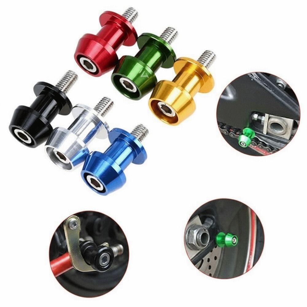 10mm Diameter Swingarm Spools Slider CNC Machined Motorcycle Stand Spools Garage Use