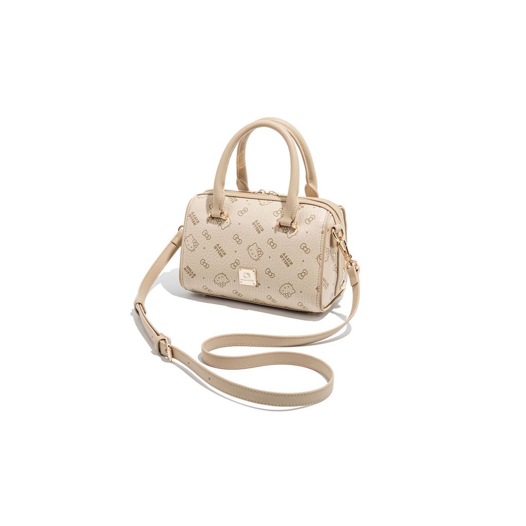 New Sanrio Hello Kitty PU Boston Bag, Shoulder Bag, Crossbody Bag, Handbag Regular Women's Multicolor SHHF41496