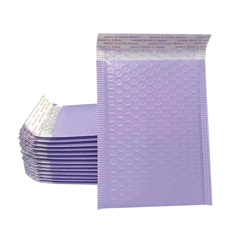 Matte Pink Co-Extruded Self-Adhesive Bubble Mailer with Black Foam Interior