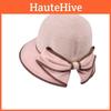 Fashionable Butterfly Knot Fisherman Hat Outdoor All-match Sun Hat Sunscreen Straw Hat Female Tide 8456