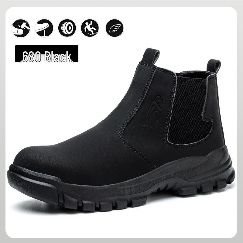 Men's Winter Safety Boots: Anti-Smash, Anti-Puncture, Warm, Comfortable, Casual Protection Shoes