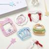 Carabiner Clip for Keys and Small Items Acrylic Pendant for Backpack Handbook Decoration Ita Bag Buckle Accessory