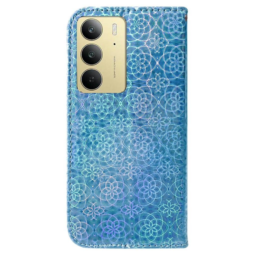 For Realme C75 4G Stand Case Dazzling Flower Leather Phone Cover