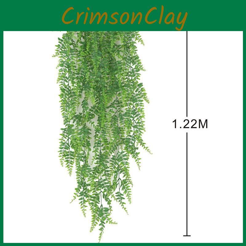 Plastic Wall Grass Hanging 122cm For Natureinspired Home And Decor Office