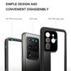 REDPEPPER For Samsung Galaxy S20 Ultra IP68 Waterproof Case Swimming Diving Clear Back Phone Shell [Support Fingerprint Unlock]