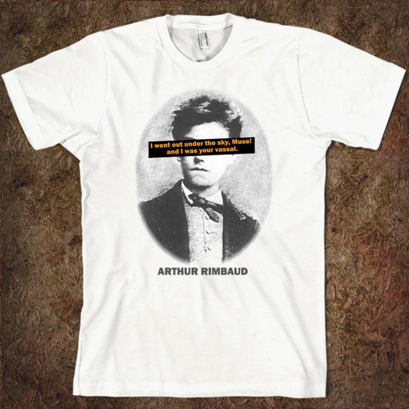 Arthur Rimbaud Qute T-Shirt, Men s Women s All Sizes (pfa-414) M
