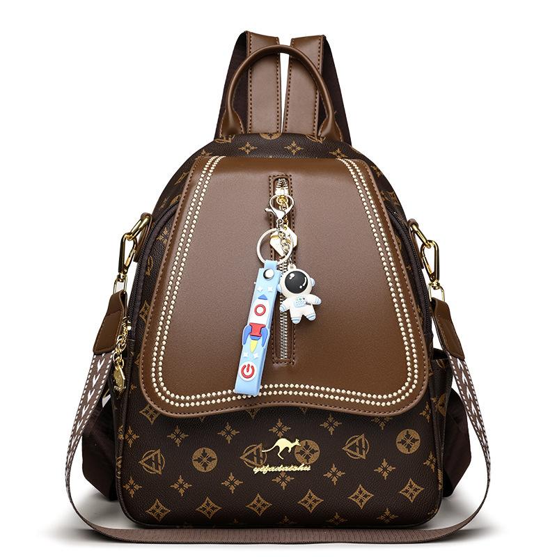 Schoolbag Backpack Women's 1011 New Versatile Fashion Niche Small Bag Commuter Travel Large Capacity Lightweight Women's Backpack