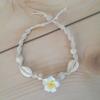Fashion Shell Anklet Bracelets Beaded Foot Chain Boho Sea Beach Flower Foot Ankle Bracelet for Women and Teen Girls