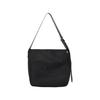 Matin Kim Embossed Logo Fabric Shoulder Bag Black