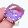 Anillo de Joyería Hecho a Mano de Plata de Ley 925 con Piedra Preciosa de Lavanda Natural Tamaño 8 AR-18170