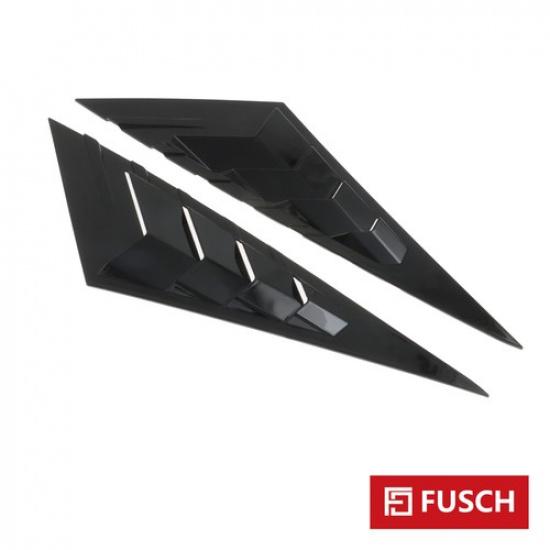 Two Louver Blocking Piece Gloss Black For 21-22 Hyundai Elantra 1.6L 2.0L