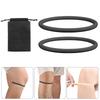 1 Pair Patellar Tendon Support Strap Patella Tendon Knee Strap Fine Patella Belt Silicone Knee Strips for Basketball