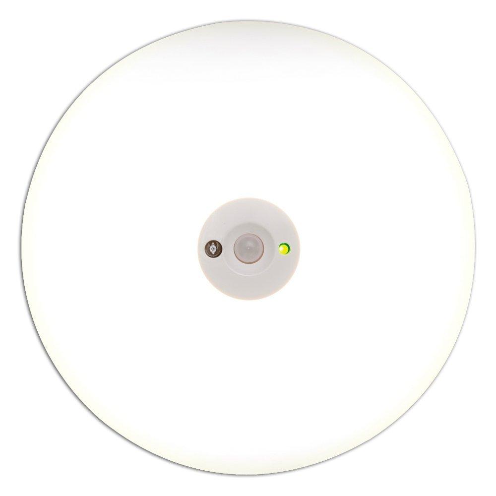 Iris Ohyama LED Ceiling 100W Warm with Motion 700lm SCL7L-MS Light, Compact, Equivalent, White, Sensor,