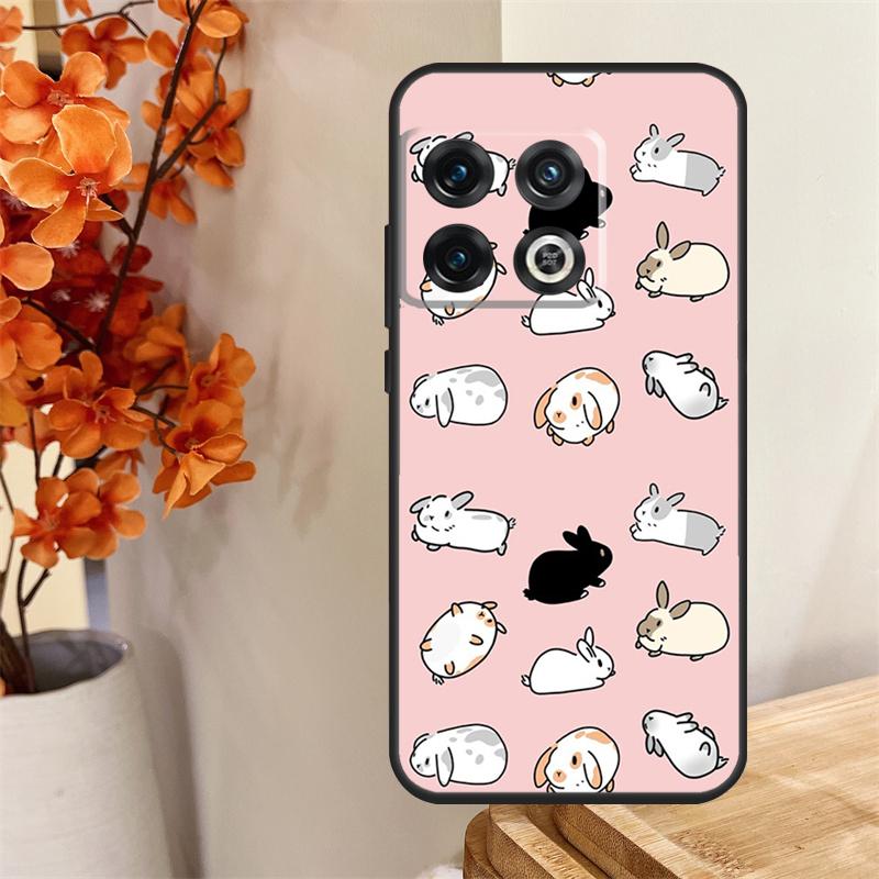 Bunny Rabbits Case For OnePlus 11 8 9 10 Pro 8T 9R 9RT 10T Cover For OnePlus Nord 3 2T CE 2 Lite N10 N20