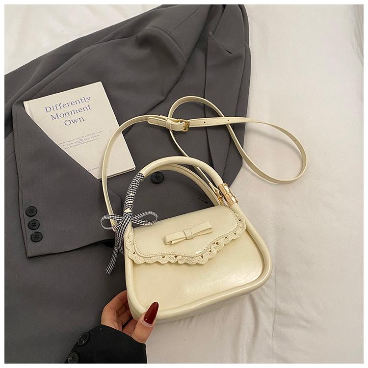 

Корейская простая портативная сумка для боулинга 2025 новая высококачественная текстура балетный стиль для поездок на работу универсальная сумка-мессенджер женская