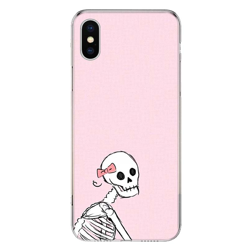 Pink Cat Skull Sorceress Witch Phone Case For iPhone 11 12 13 Mini 14 15 Plus 17 Air 16 Pro Max 16E 7 8 SE 2020 Customized Print