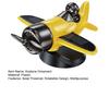 Solar Airplane Car Ornament Multifunctional Solar Powered 360-Degree Rotating Car Dashboard Airplane Ornament