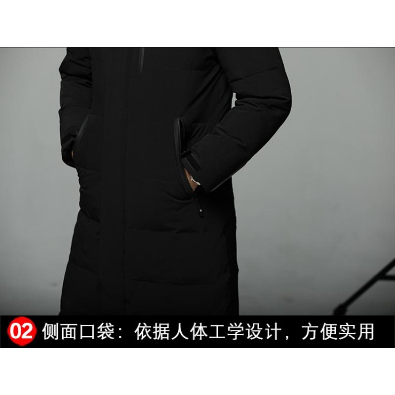 2025 New Cold-proof Clothing Men's Mid-length Men's Winter Thickened Jacket Middle-aged and Elderly Men's Jacket Cotton Jacket