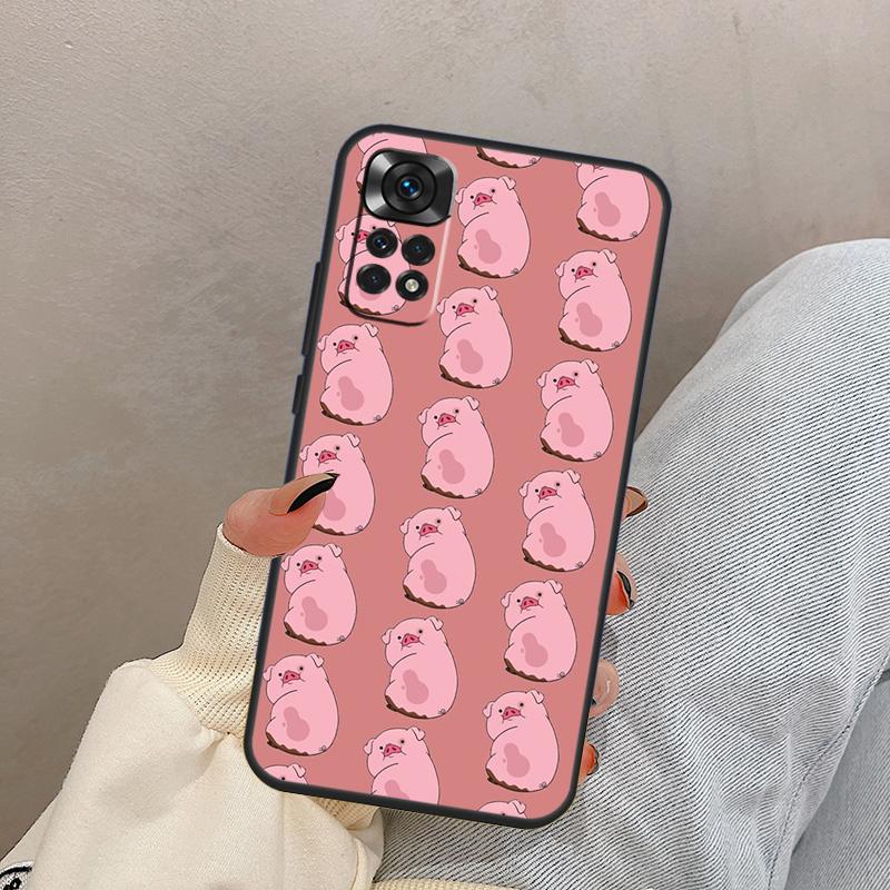 Cute PINK Kawai Pig For Xiaomi Redmi Note 13 9 10 11 12 14 15 Pro Plus Case Cover For Redmi 14C 10C 12C 13C 15C