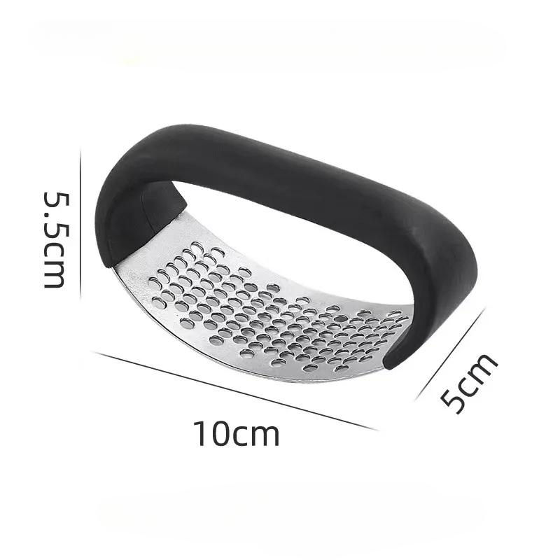 

Прес для часнику з нержавіючої сталі, подрібнювач, ручна часникодавка, інструмент для нарізання часнику, інструменти для фруктів та овочів, кухонні аксесуари, гаджети