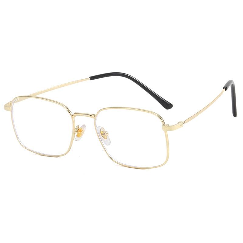 Fashion Eyeglasses Vintage Luxury Square Men Anti Blue Rays Glasses Eyewear Optical Prescription Glasses Frame For Women