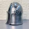 Medieval Barbute Helmet Role Play Knight Wearable Helmet Steel With Liner And Chin Strap, With Stand Mens Gift,