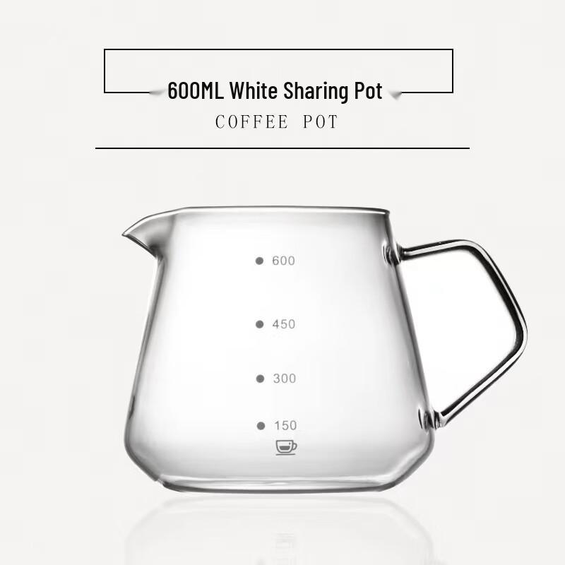 Zhaoran 600ml Diamond Pour-Over Coffee Server