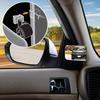 Car Rear View Convex Blind Spot Mirrow 360° Wide Angle Safety Parking Auxiliary.