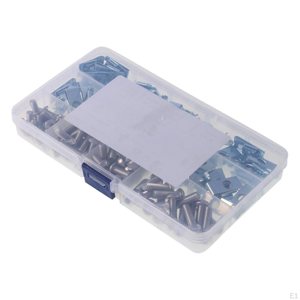 120Pcs clip Nut Screws Mounting Interior Fastener Replacement Durable for Automotive Auto Vehicle