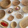 Autumn Rattan Woven Storage and Tea Strainer Basket Set