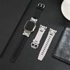 Compatible Silicone Explorer Band for Apple Watch Series 8, 9, and Ultra Models