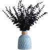 20PCS Artificial Eucalyptus Leaves Greenery Stems With Frost for Vase Home Party Wedding Decoration Outdoor Garden Christmas