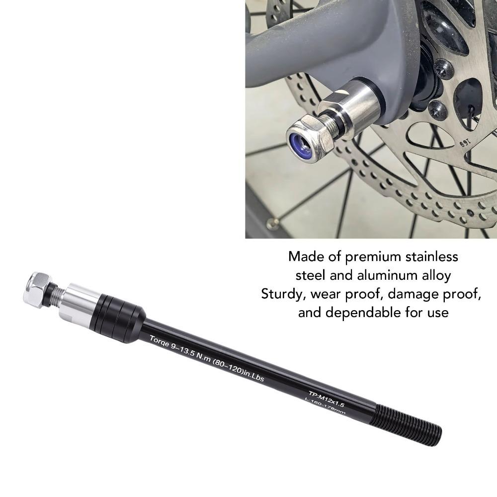 Adjustable Thru Axle Bike Thru Axle Adapter Bicycle Trailer Conversion M12 x 1.5