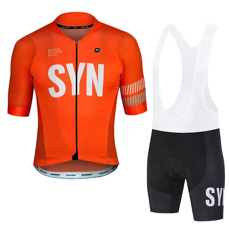 Road Bike Cycling Suit Summer Cycling Jersey Sponge Cushion Cycling Bib Polyester Fiber Bicycle Top 2026 Summer Breathable Cycling Suit