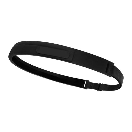 

Спортивная повязка на голову для мужчин и женщин, тонкая эластичная повязка на голову для тренировок с регулируемой пряжкой, повязка на голову для бега и футбола чёрный