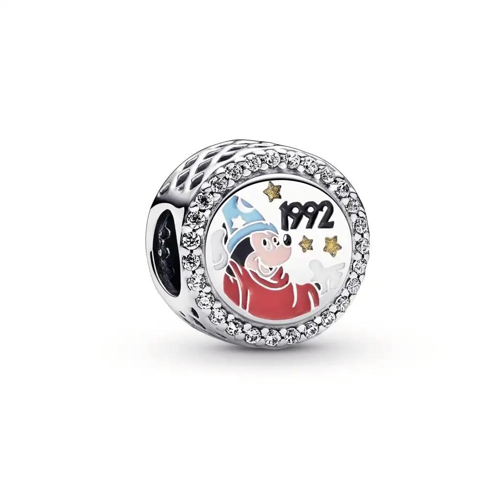 High Qualitycopper   Mickey Mom Minnie Clip Stitch Charms Bead Fit Original Bracelets Charm Diy Women Jewelry