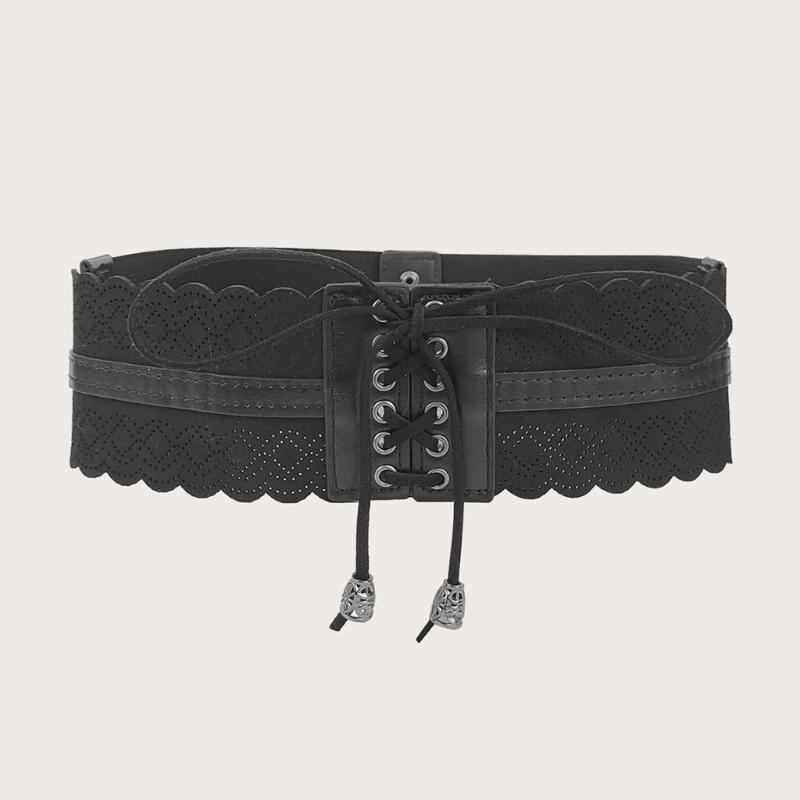 Damenhemd Breiter Taillengürtel Vintage Elegant Elastisches Seil Universeller Taillengürtel Damen Kleid Hemd Breiter Taillenbund Korsett
