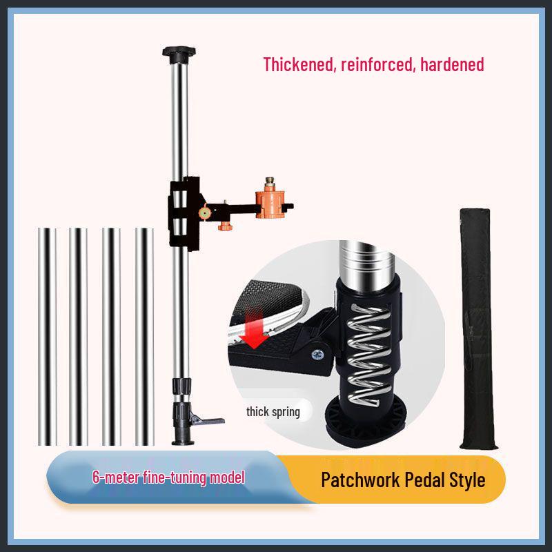 

Телескопічна стельова опорна штанга з інфрачервоним рівнем та подвійним замком