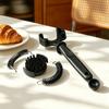 Espresso Machine Cleaning Brush for Portafilter Group Head with Durable Handle and Multi-Angle Bristles for Thorough Coffee Residue Removal
