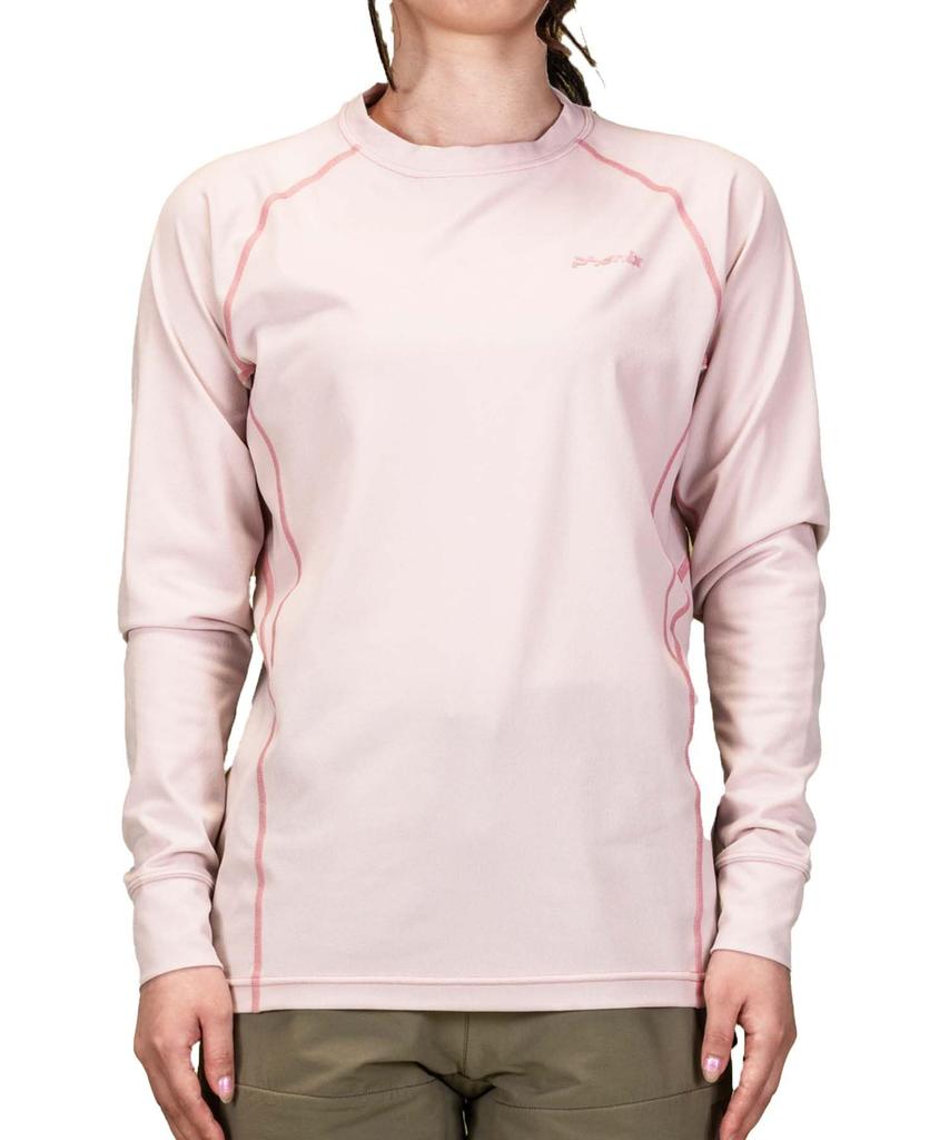 Phoenix Crew Neck Long Sleeve Pink Women's T-Shirt, (PH8200)