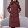 Elegant Winter Jackets Woman Long Parkas Hooded Loose Thick Warm Long Sleeve Overcoats Lady Jackets