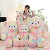 Colorful Large Teddy Bear Plush Toy and Pillow - Perfect Valentine's Day Gift