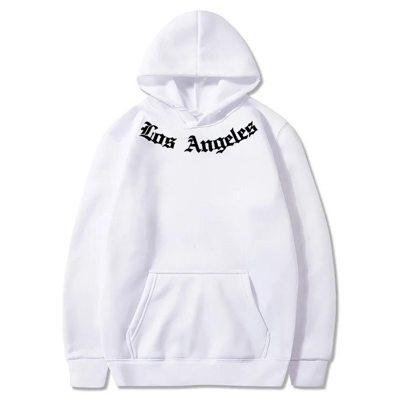 

Men s Solid-color Letter-print Pullover - Summer and Autumn Fashion Trend Men s Hooded Sweatshirt Essentials Hoodies 3XL