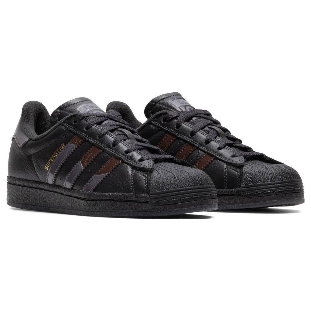 Dime x adidas Superstar ADV Carbon Brown Unisex Tenisky Černá Šedá-Pět FZ6003