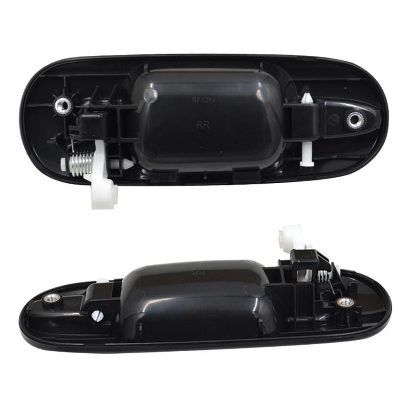 Replacement Exterior Door Pull Handle, Dark Gloss Plastic Assembly for Door Repair and Chosen Position Use on Vehicle Doors 72180ST0003