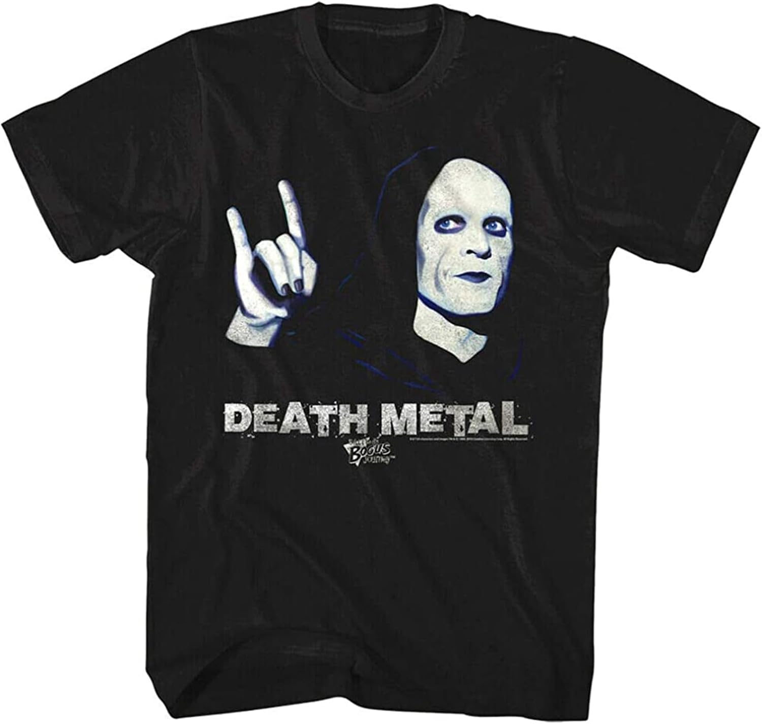 Bill & Ted Grim Reaper Death Metal Men s T Shirt Bogus Journey Rock Hand Melvin L чёрный