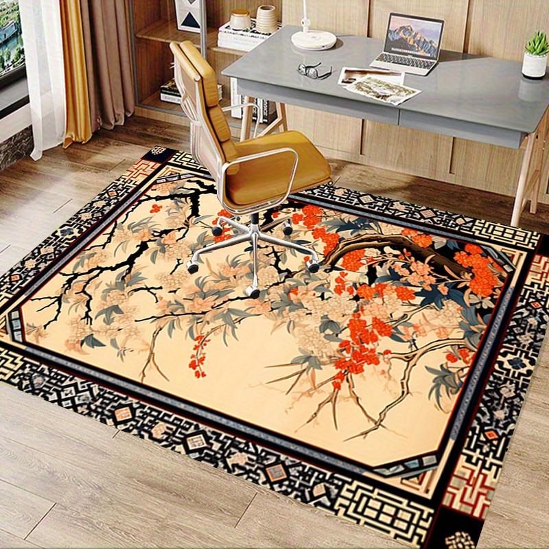 1pc. Beautiful Floral Pattern Rug for Home Decor, Office Carpet, Chair Cover, Outdoor Mat, Gift Idea