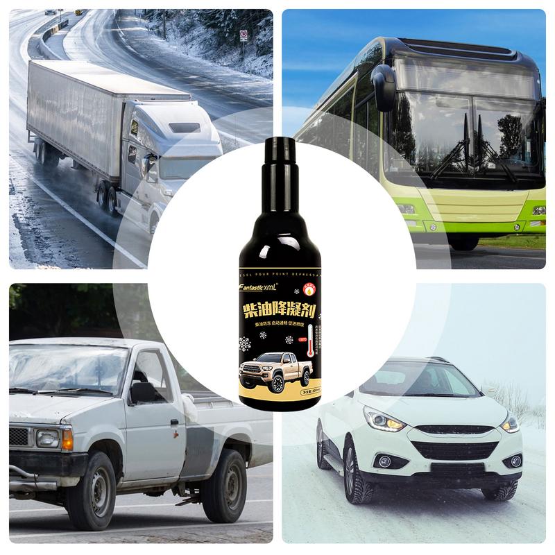 Antifreeze Coolant 300ml Anti Gel Additive Liquid Additive For Driving Cold Climate Daily Commuting Long Distance Travel Early