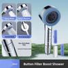 One-Key Stop Water Shower Head 4 Modes Shower Sprayer Head High Pressure Showerhead  Home Shower